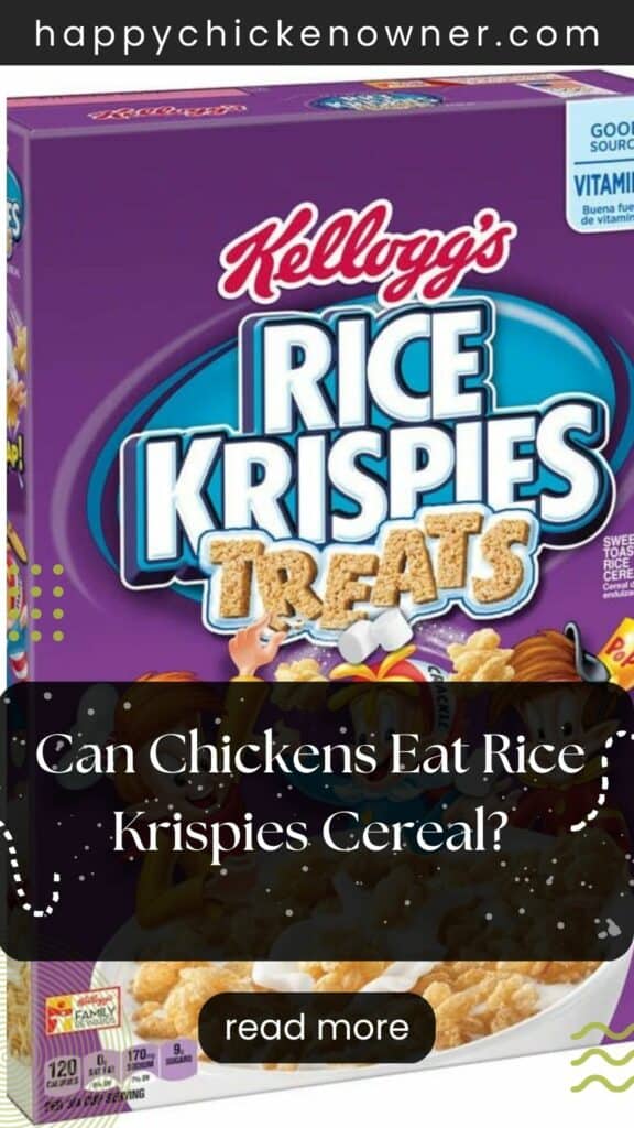 Can Chickens Eat Rice Krispies Cereal