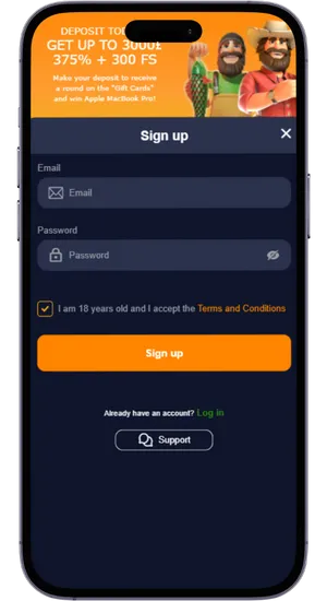 Indian player registration page